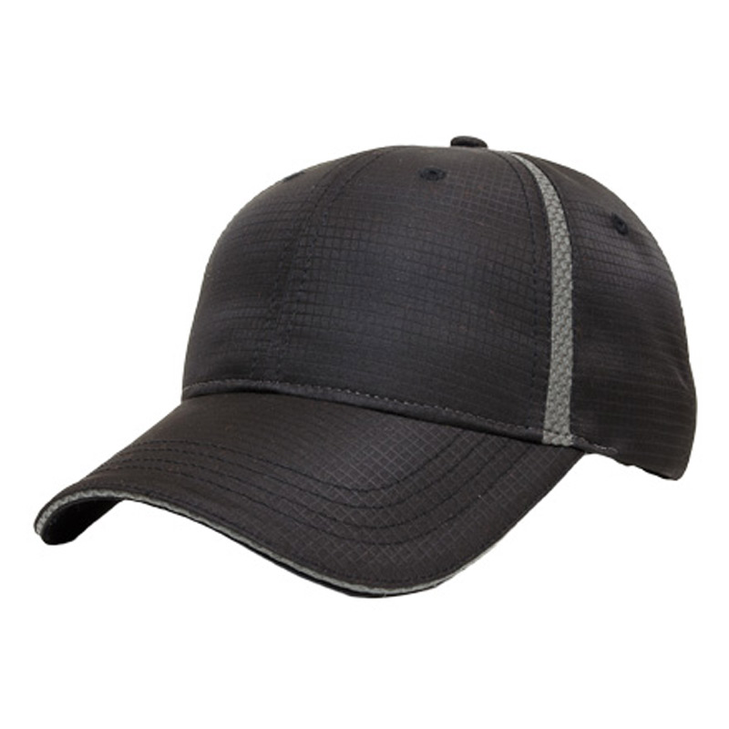 Polyester Cap with Textured Mesh Inserts
