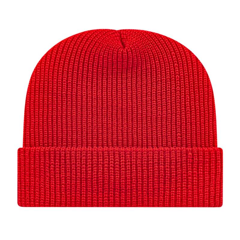 Ribbed Knit Cap with Cuff