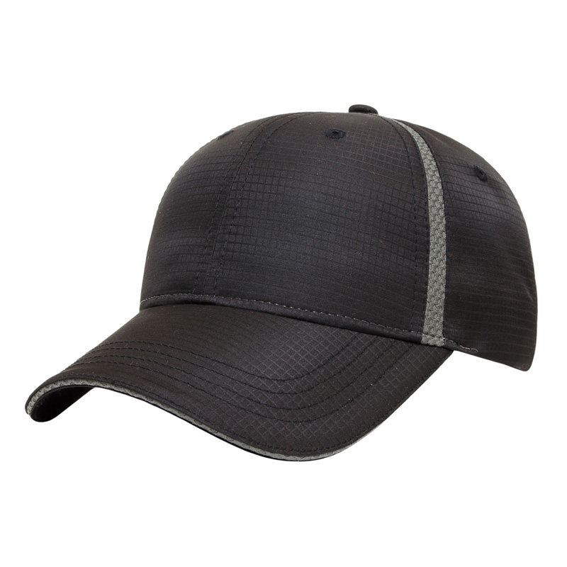 Polyester Cap with Textured Mesh Inserts