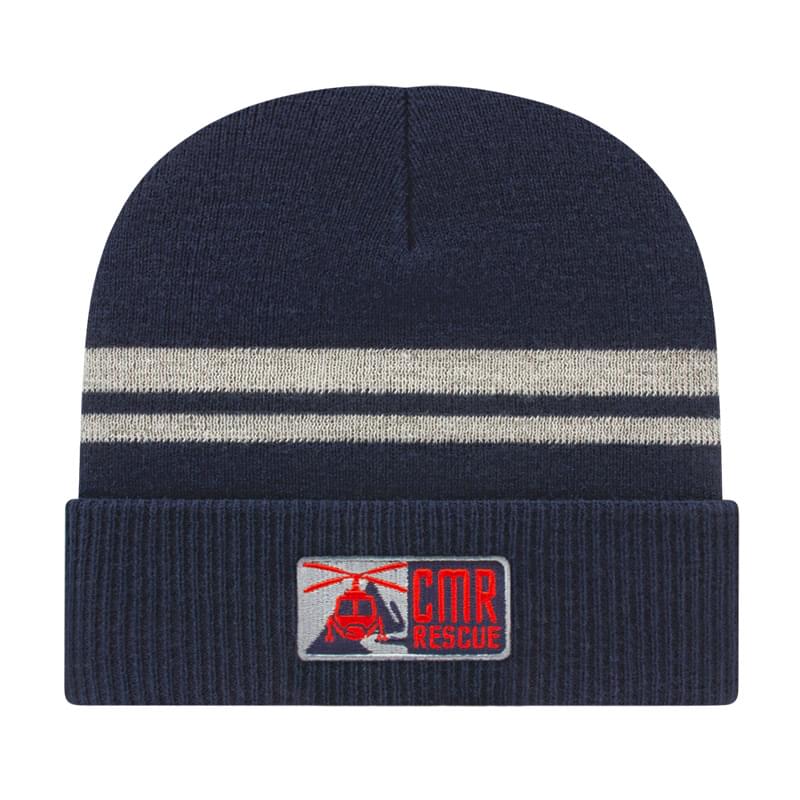 Reflective Knit Cap with Cuff
