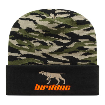 Vintage Tiger Camo Knit Cap with Cuff